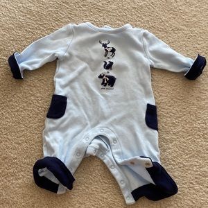 Janie and Jack 0-3 month holiday romper
